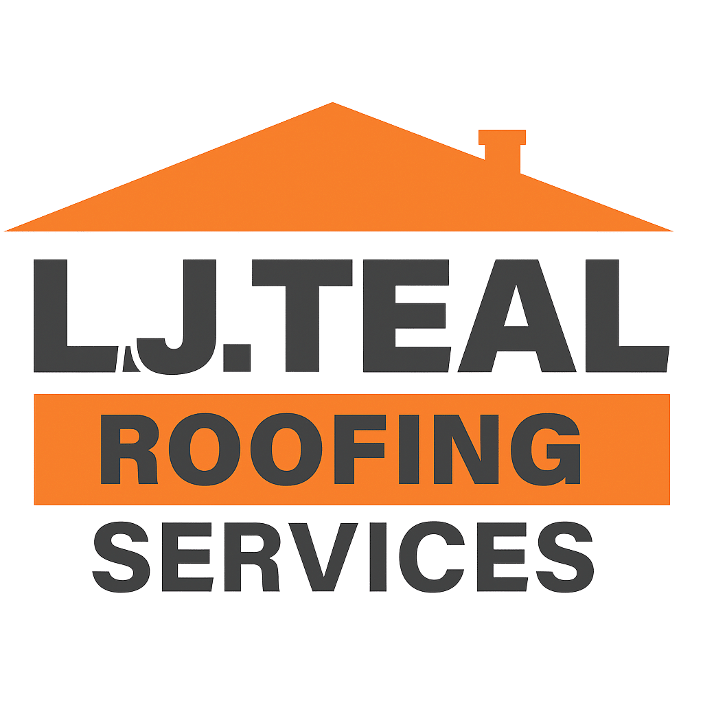 l j teal roofing services logo upscaled
